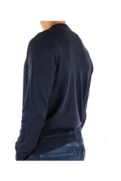 Armani Exchange Truien & Vesten Round-neck Knitwear Blue