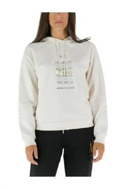 Armani Exchange Hoodies & Sweatvesten Hoodie White