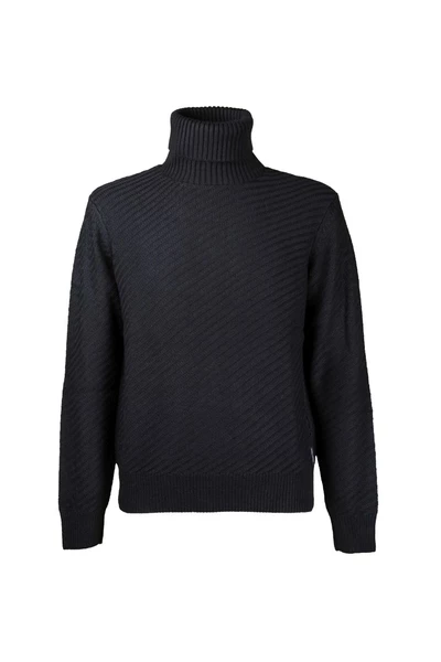 Armani Exchange Truien & Vesten Turtlenecks Blue 4 Armani Exchange Truien & Vesten Turtlenecks Blue - Afbeelding 4