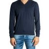 Armani Exchange Truien & Vesten V-neck Knitwear Blue
