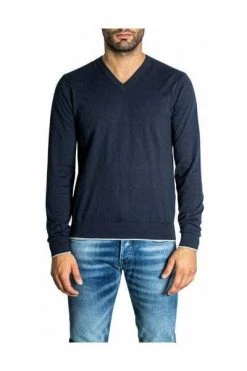 Armani Exchange Truien & Vesten V-neck Knitwear Blue