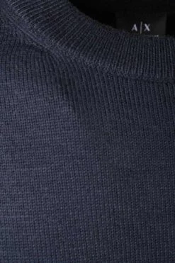 Armani Exchange Truien & Vesten Round-neck Knitwear Blue -Armani Exchange Verkoopwinkel 13ed8704bcb1709746c3e71e13b9432c
