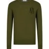 Armani Exchange Truien & Vesten Round-neck Knitwear Green