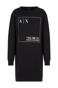 Armani Exchange Casual Jurken Short Dresses Black -Armani Exchange Verkoopwinkel 1c90941c76574253da7285d96d9a5e41