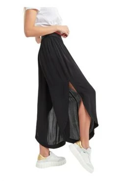 Armani Exchange Maxi Rokken Skirt Black