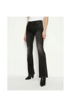 Armani Exchange Flared Jeans Trousers Black