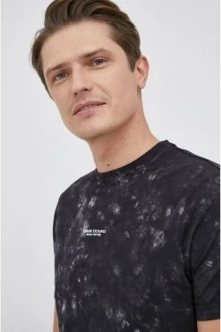 Armani Exchange Shirts Cotton Logo T -shirt Black -Armani Exchange Verkoopwinkel 3046da8c5e2889eec840bed2ae58d96b