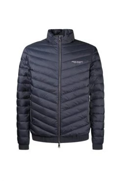 Armani Exchange Gewatteerde Jassen Down Filled Comforter Blue