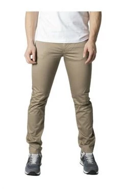 Armani Exchange Regular Fit Jeans Jeans Plain Front And Back Pockets Beige