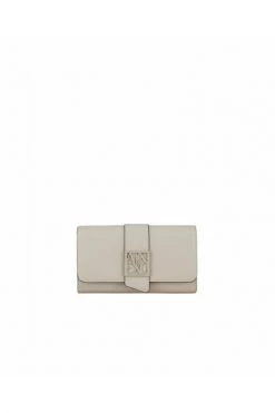 Armani Exchange Portefeuilles Wallet Beige