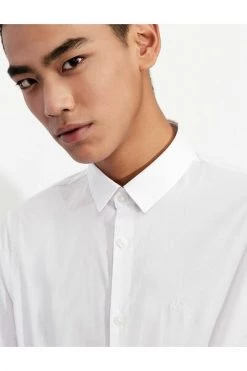 Armani Exchange Zakelijke Overhemden Formal Shirts White