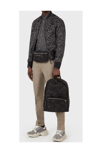 Armani Exchange Bomber Jackets Jacket Black 1 Armani Exchange Bomber Jackets Jacket Black