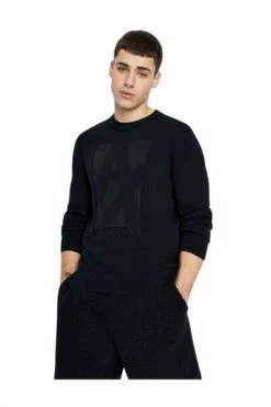 Armani Exchange Truien & Vesten Round-neck Knitwear Blue -Armani Exchange Verkoopwinkel 3df41982b44f90427237e413ad2715b1