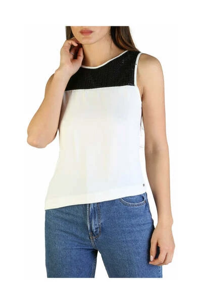 Armani Exchange Tops White 1 Armani Exchange Tops White