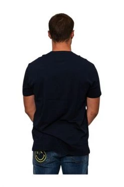 Armani Exchange Korte Mouwen Overhemden Short Sleeve Shirts Blue