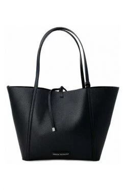 Armani Exchange Shoppers Tote Bag Black