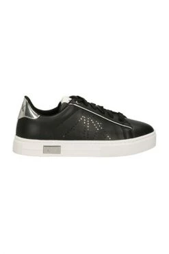 Armani Exchange Sneakers Shoes Laced XDX079 Black