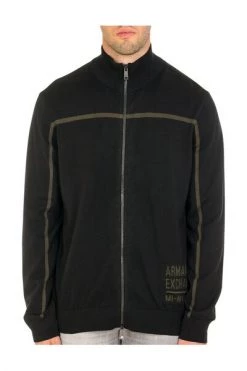 Armani Exchange Hoodies & Sweatvesten Bomber Jackets Black