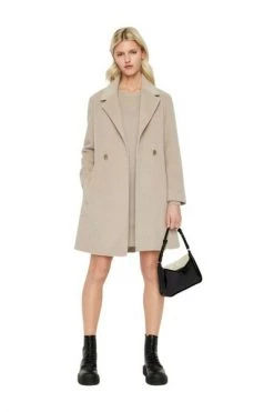 Armani Exchange Casual Jurken DRESS Brown -Armani Exchange Verkoopwinkel 57b5c399708c3cd344617da198d9bad0