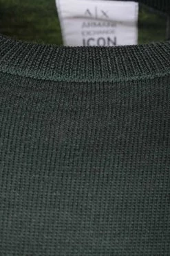 Armani Exchange Truien & Vesten Round-neck Knitwear Green -Armani Exchange Verkoopwinkel 5d93d738284b66684f89c484c0e927a1