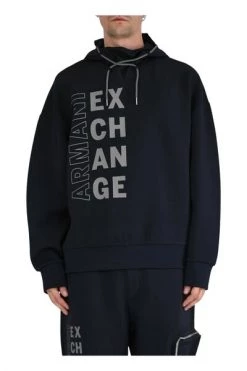 Armani Exchange Hoodies & Sweatvesten Hoodies Blue -Armani Exchange Verkoopwinkel 5db9708e77955cd161d91d6eda886cf9
