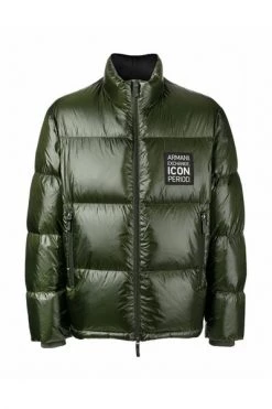 Armani Exchange Gewatteerde Jassen Down Jackets Green