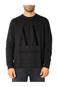 Armani Exchange Hoodies & Sweatvesten Sweater Black