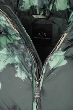 Armani Exchange Gewatteerde Jassen Winter Jackets Green