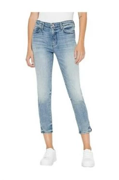 Armani Exchange Cropped Jeans Pants 5 Pockets 3lyj22 Y1svz 1500 Blue