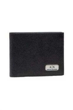 Armani Exchange Portefeuilles Wallet Black
