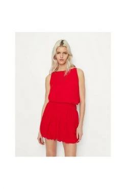 Armani Exchange Tops Top Plisado Red