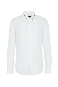 Armani Exchange Zakelijke Overhemden Blouses Shirts White