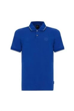 Armani Exchange Polo's Polo Shirts Blue