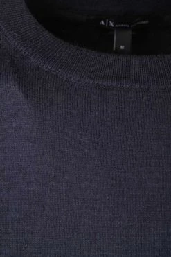 Armani Exchange Truien & Vesten Round-neck Knitwear Blue -Armani Exchange Verkoopwinkel a37db07d0fe0456601179ea09ab47129