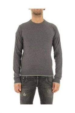 Armani Exchange Truien & Vesten Round-neck Knitwear Gray