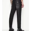 Armani Exchange Slim Fit Jeans Trousers Black