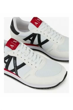 Armani Exchange Low-Top Sneakers White -Armani Exchange Verkoopwinkel b1afeeaa6f3a99b7844554a9067e63a8