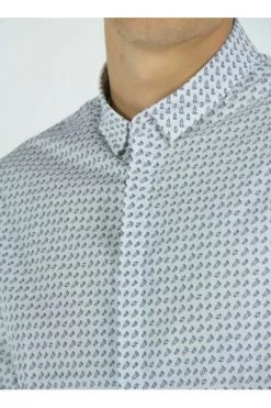 Armani Exchange Zakelijke Overhemden Formal Shirts White