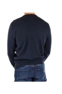 Armani Exchange Truien & Vesten Round-neck Knitwear Blue -Armani Exchange Verkoopwinkel ba620c7dbb12ec6198ef58d858909437