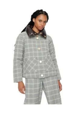 Armani Exchange Gewatteerde Jassen Jackets Gray -Armani Exchange Verkoopwinkel c178108b25666bd5dc80168a2980b591