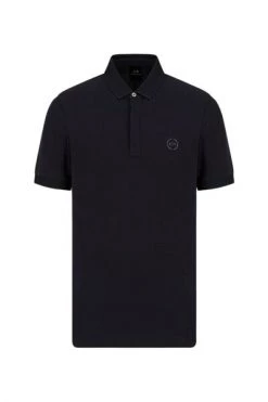 Armani Exchange Polo's Polo Shirts Blue