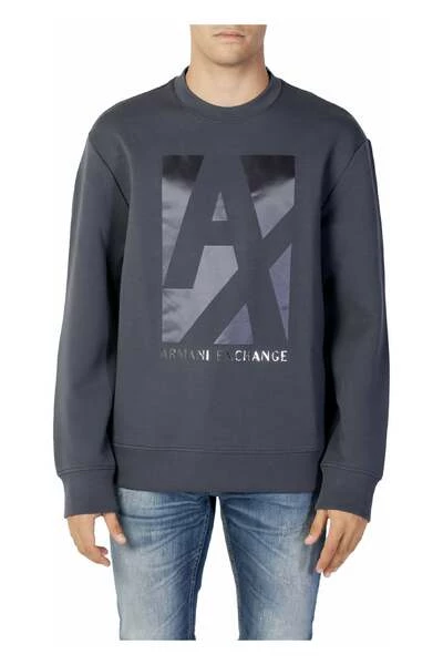 Armani Exchange Hoodies & Sweatvesten Sweatshirt Gray 1 Armani Exchange Hoodies & Sweatvesten Sweatshirt Gray