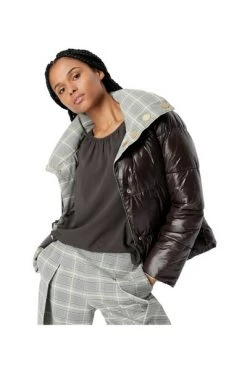 Armani Exchange Gewatteerde Jassen Jackets Gray