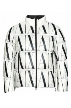 Armani Exchange Gewatteerde Jassen Down Jackets White
