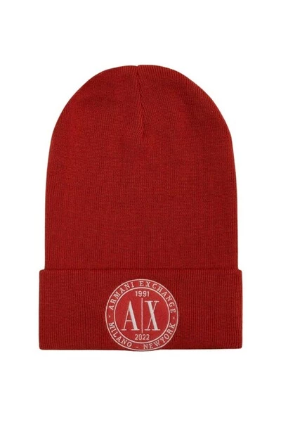 Armani Exchange Hoeden BEANIE Red 2 Armani Exchange Hoeden BEANIE Red - Afbeelding 2