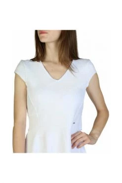 Armani Exchange Casual Jurken Dress 3ZYA76YJF3Z White -Armani Exchange Verkoopwinkel e341da3f1e3d98fcf51db4ece2257352