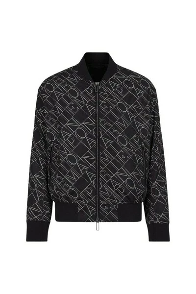 Armani Exchange Bomber Jackets Jacket Black 2 Armani Exchange Bomber Jackets Jacket Black - Afbeelding 2
