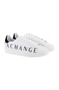 Armani Exchange Sneakers Shoes Laced XUX084 White
