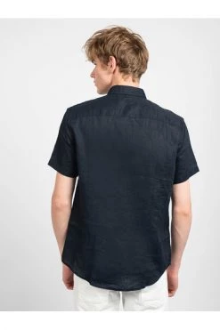 Armani Exchange Korte Mouwen Overhemden Shirt Blue -Armani Exchange Verkoopwinkel efba1c8b5ad426a280d7be4de6ddd735