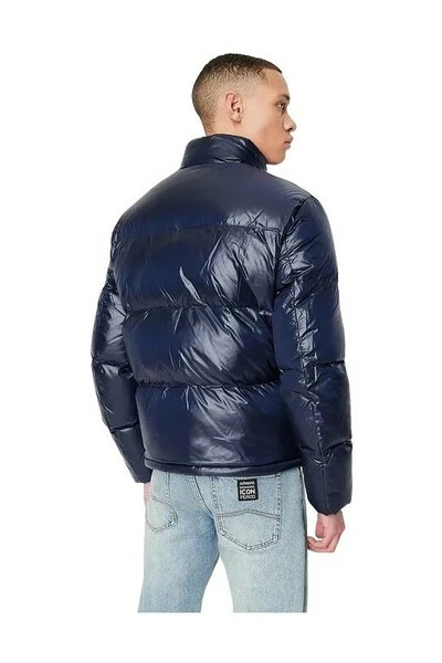 Armani Exchange Gewatteerde Jassen Down Jackets Blue 3 Armani Exchange Gewatteerde Jassen Down Jackets Blue - Afbeelding 3